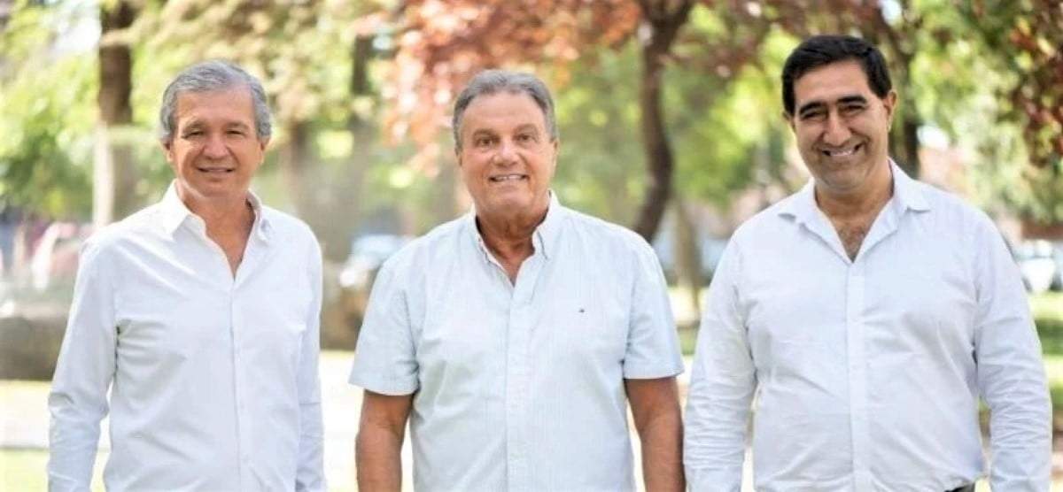 Guillermo Monzani, Carlos Eguía y José Luis Artaza. Fuente: (Twitter)