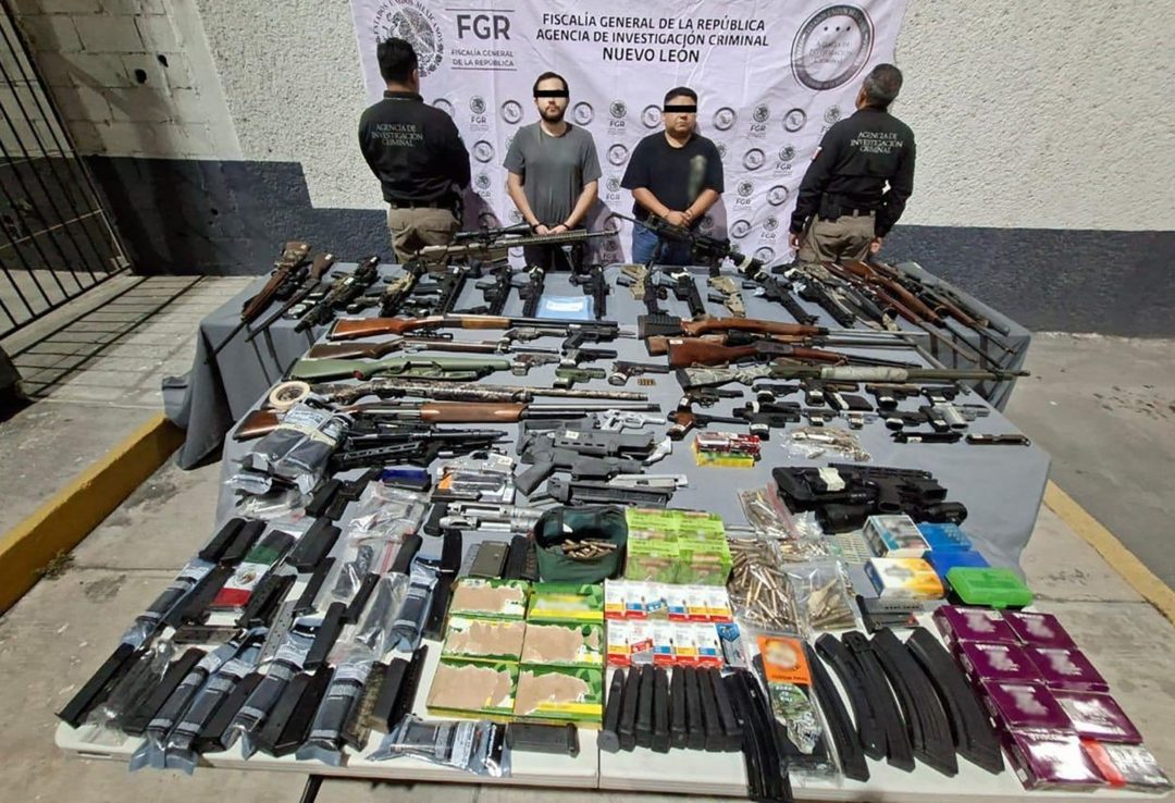 Decomiso armas Foto X  @OHarfuch