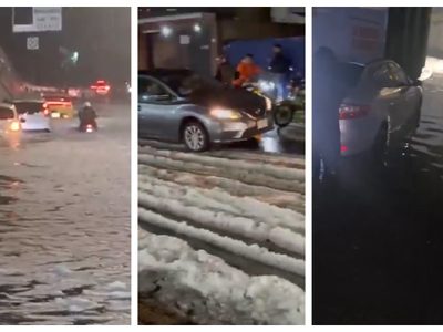 Lluvia y granizo colapsan las alcaldías Álvaro Obregón y Cuajimalpa (Videos)