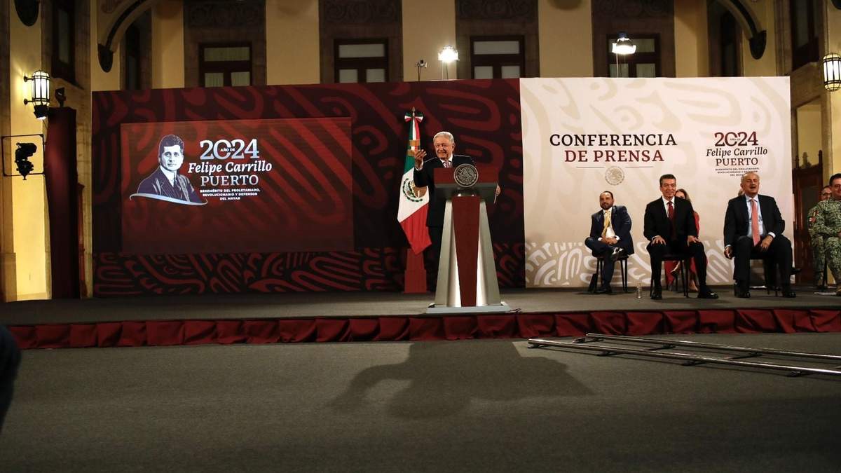 El presidente en Palacio Nacional