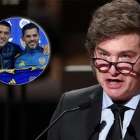 Los nuevos ataques de Javier Milei contra Riquelme y Gago