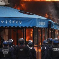 Más de 540 detenidos durante las protestas en Francia