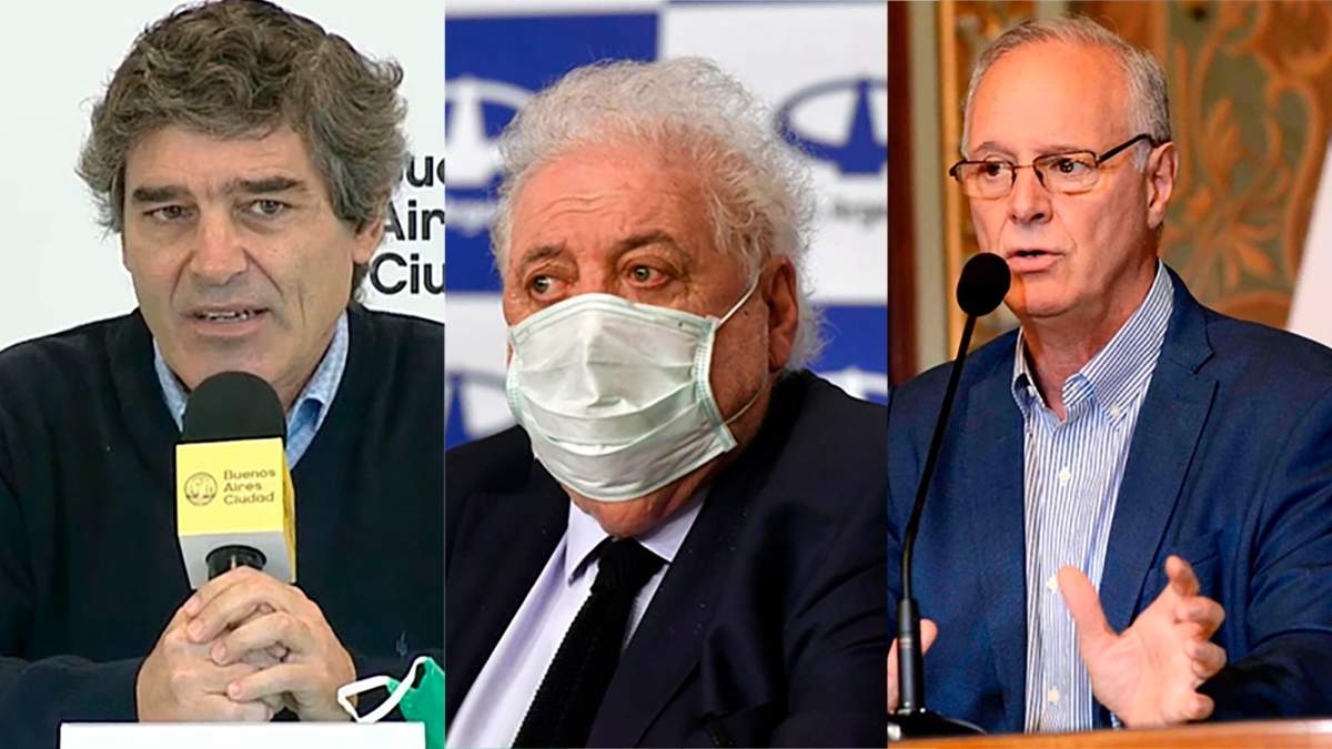 Quirós, González García y Gollán. Fuente: (Twitter)