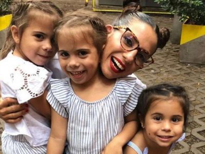 Así reaccionaron las hijas de Cinthia Fernández con la aparición de Baclini en el "Cantando 2020"