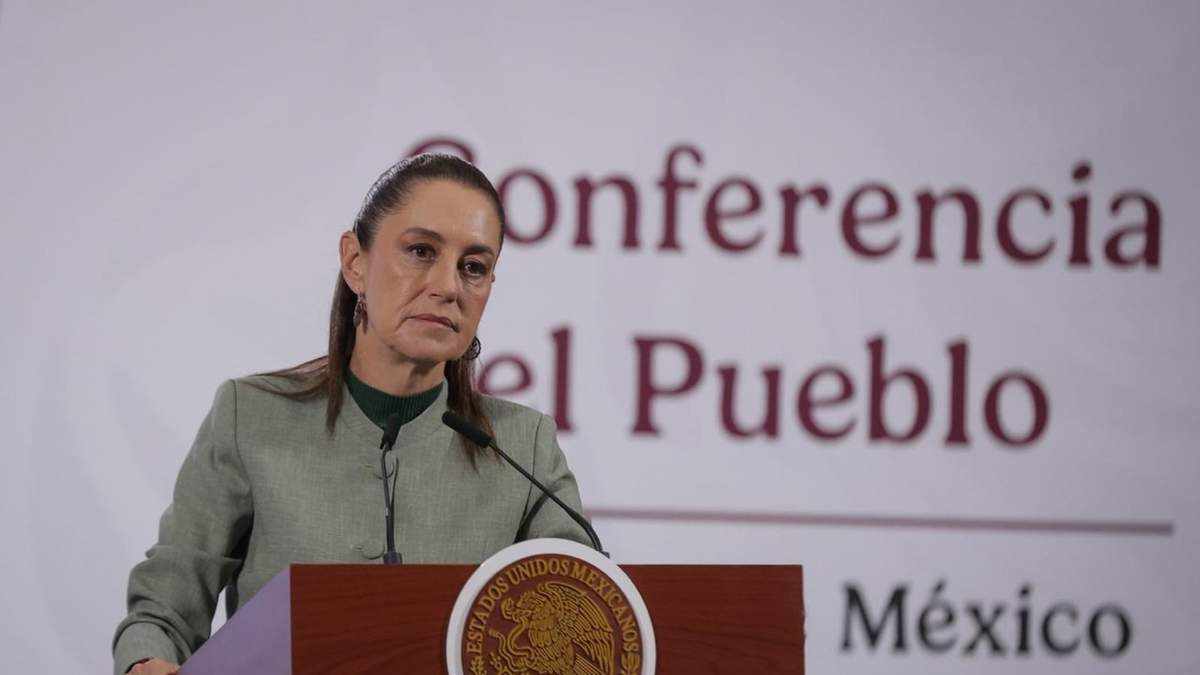 La presidenta Claudia Sheinbaum