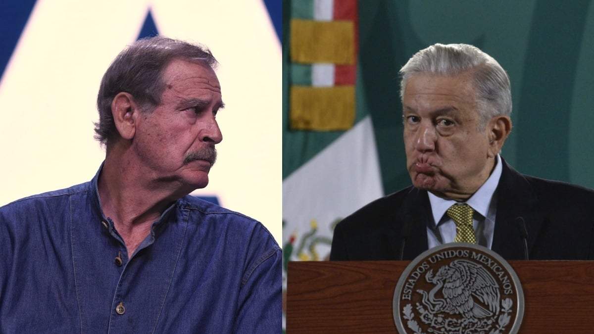 Vicente Fox y López Obrador.