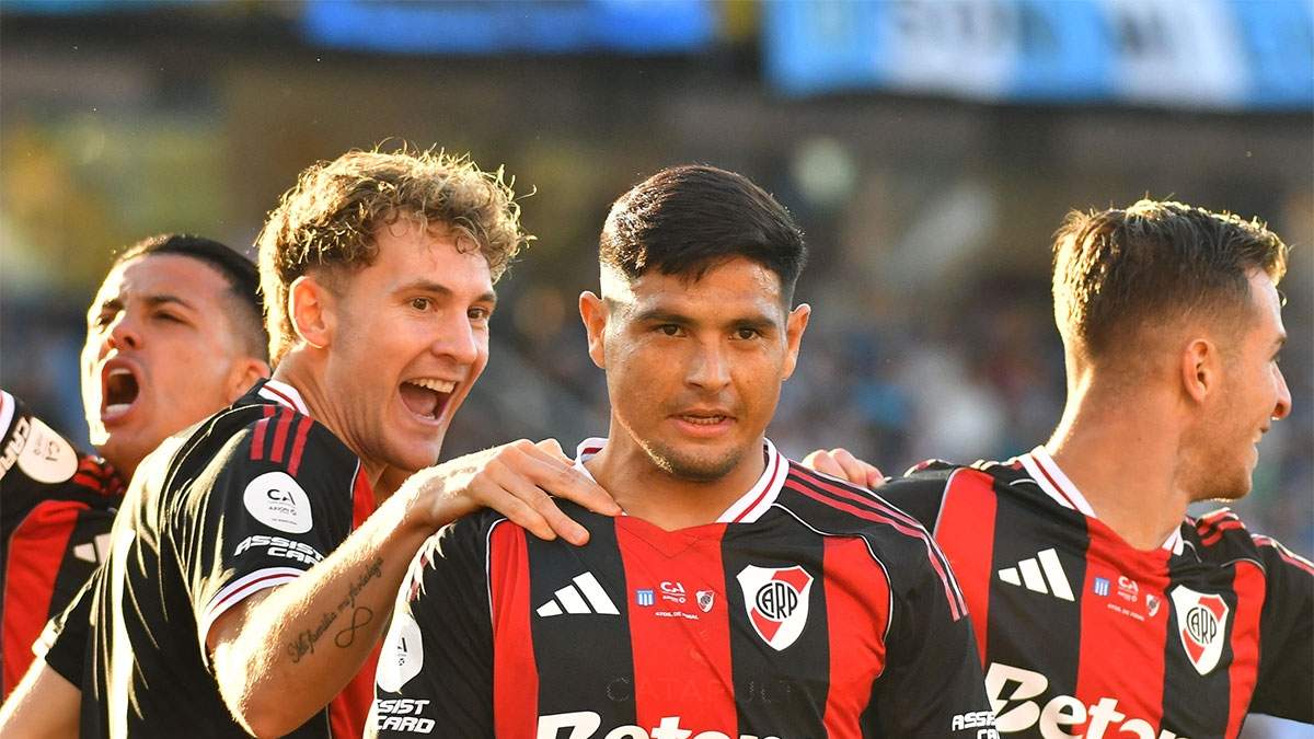 Maxi Salas no lo gritó pero sonrió bastante.