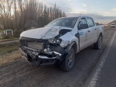Choque en cadena en la ruta 7 por una motociclista que derrapó y cayó al pavimento