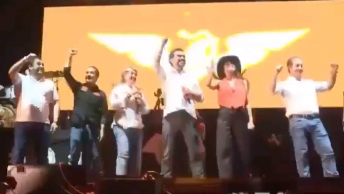 Álvarez Máynez y otros candidatos previo al colapso