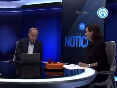 Multan a Lilly Téllez por participar en el programa de Ciro Gómez Leyva durante la campaña
