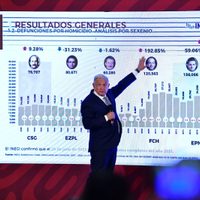 Calderón es el campeón en homicidios por sexenio, "no le va a gustar": AMLO