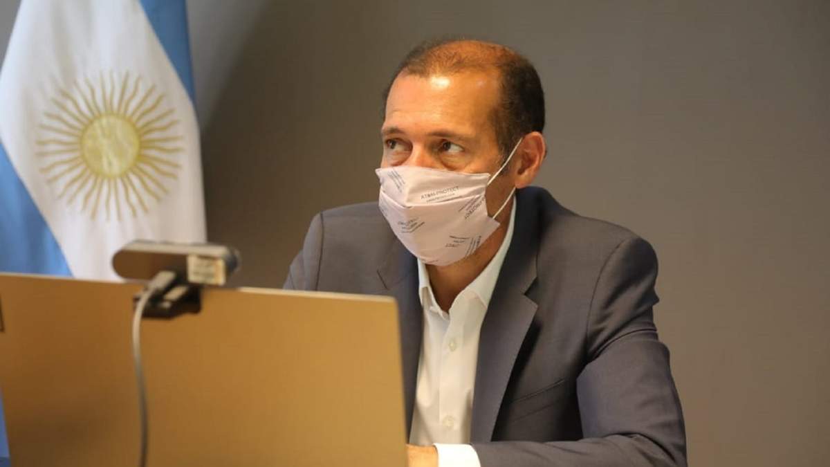 El gobernador anticipó la fecha de finalización de la obra de la multitrocha. Fuente: (Twitter)
