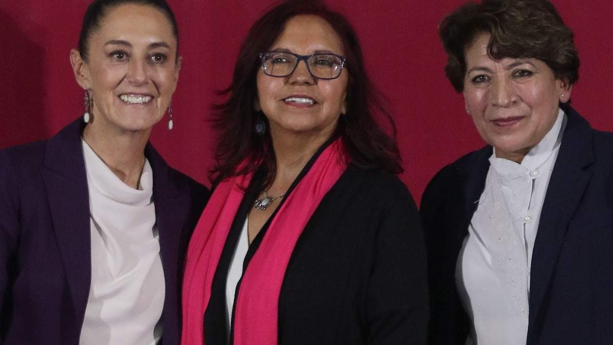 Sheinbaum y la nueva titular de la SEP, Leticia Ramírez