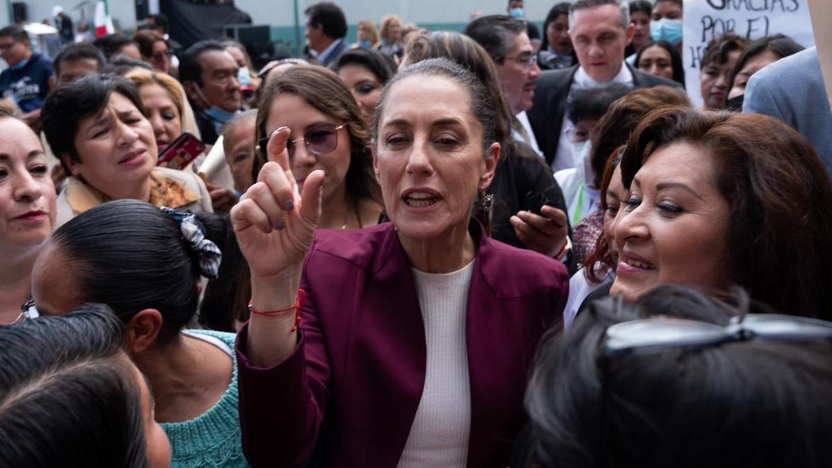 La jefa de gobierno, después de inaugurar el Hospital General de Cuajimalpa
