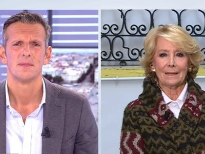 Joaquín Prat recibe una polémica acusación de Esperanza Aguirre en vivo: "Son podemitas"