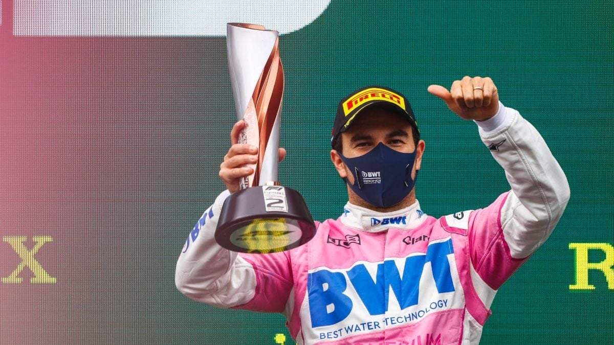 El piloto mexicano Sergio "Checo" Pérez