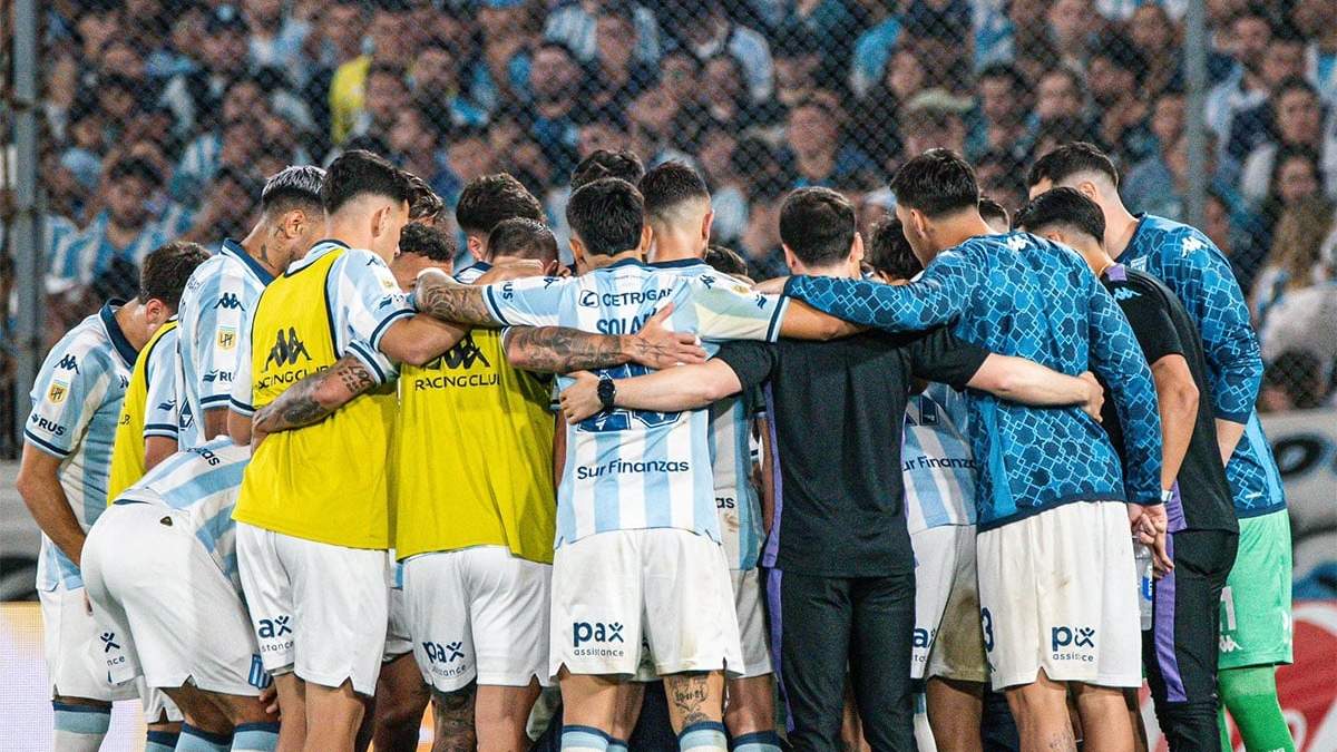 Racing tiene dos bajas por suspensiones.
