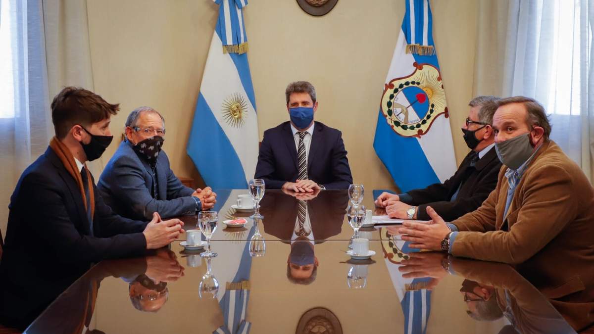 Reunión del sector minero en San Juan. (Fuente: Twitter)