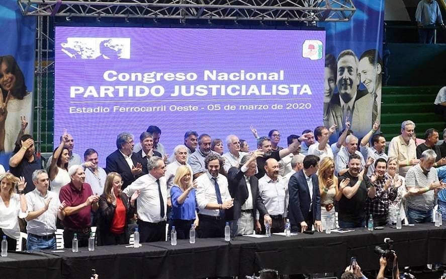 Congreso del PJ Fuente: (Twitter)