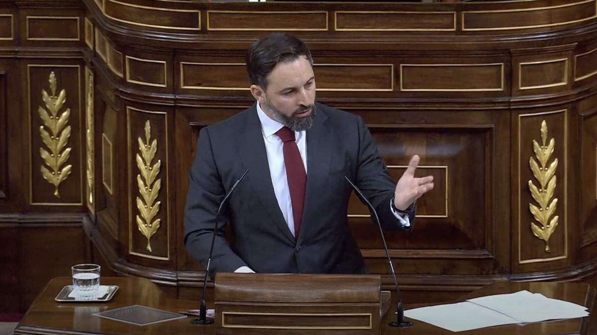 Santiago Abascal, presidente del partido español Vox.