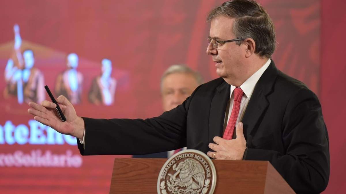 El canciller mexicano, Marcelo Ebrard