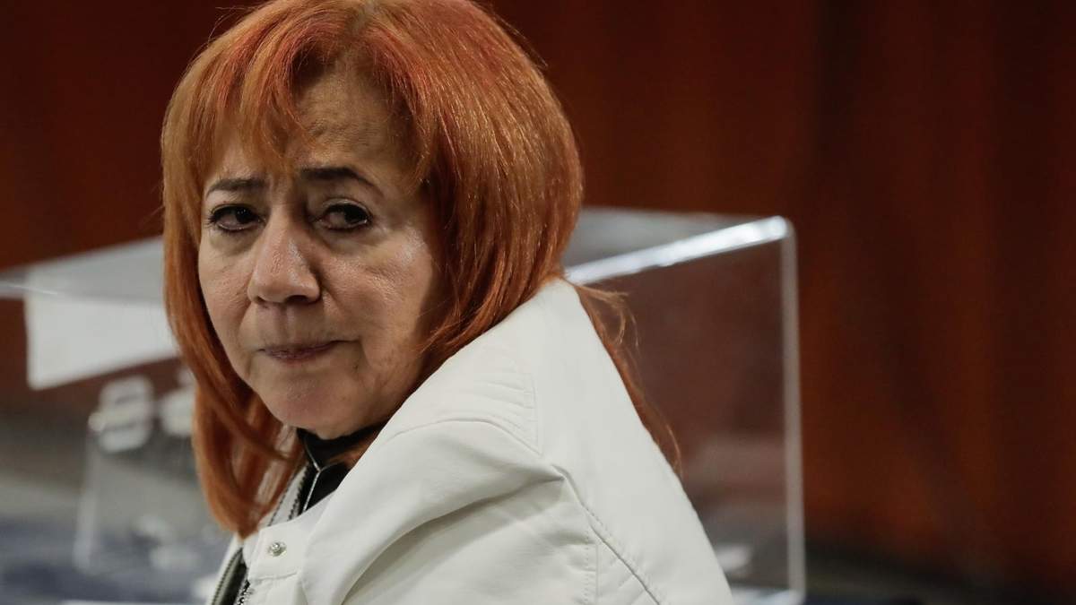 Rosario Piedra Ibarra durante su comparecencia ante comisiones del Senado