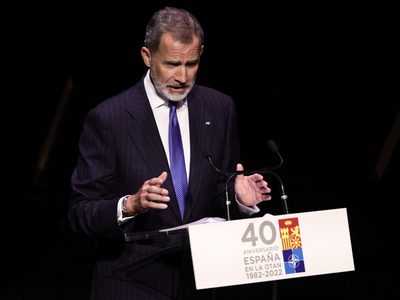 El Rey Felipe VI pide a la OTAN trabajar “sin fisuras” con la UE ante la “inaceptable agresión rusa”