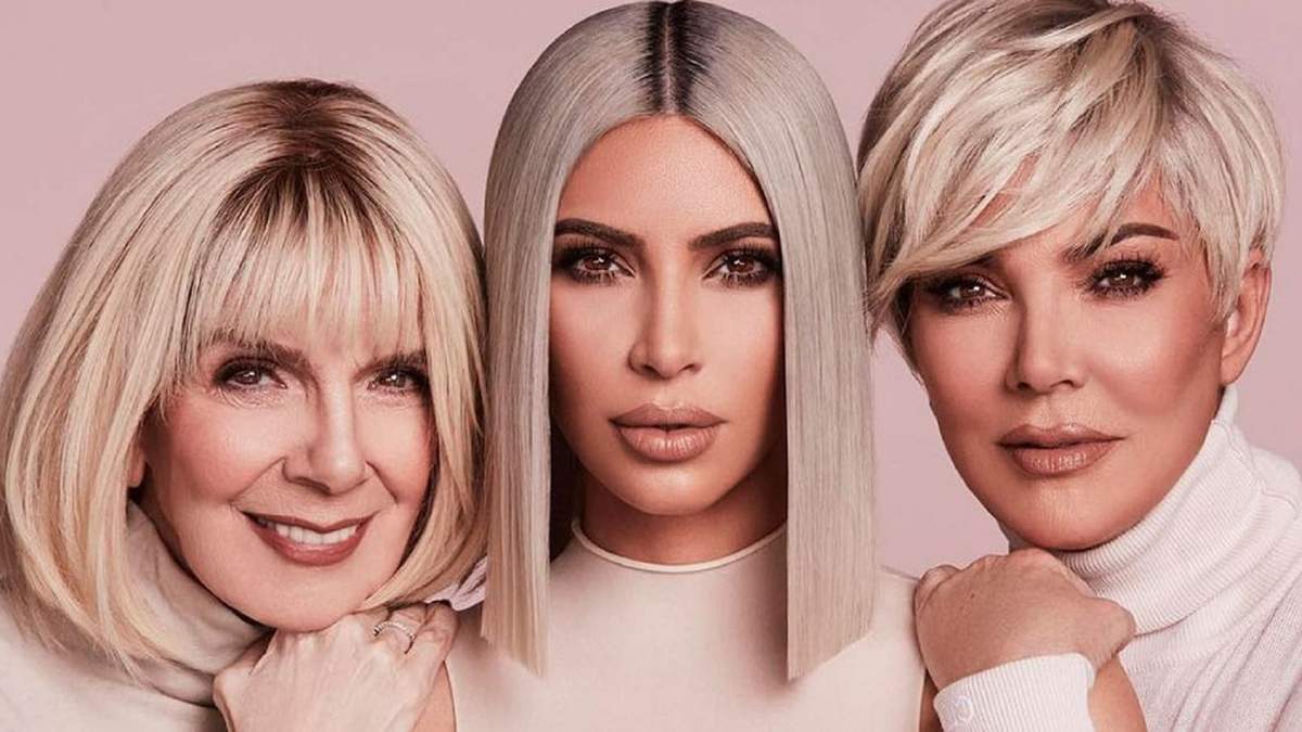 Mary Jo Campbell, Kim Kardashian y Kris Jenner. Fuente: (Twitter)