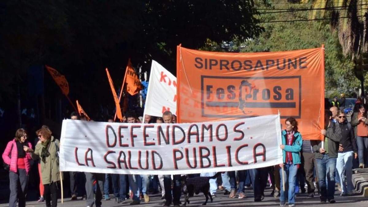 Nuevo paro del sector Salud. Fuente: Javier Manzano.