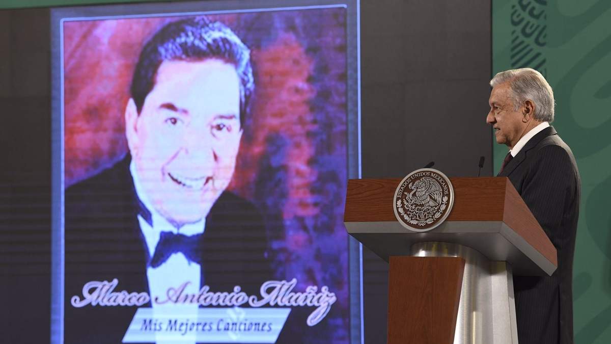 López Obrador en Palacio Nacional