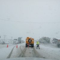 Se registra la primera nevada de la temporada invernal en Tecate, BC