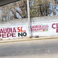 Morenistas de Puebla promueven voto diferenciado: a favor de Sheinbaum y contra Chedraui