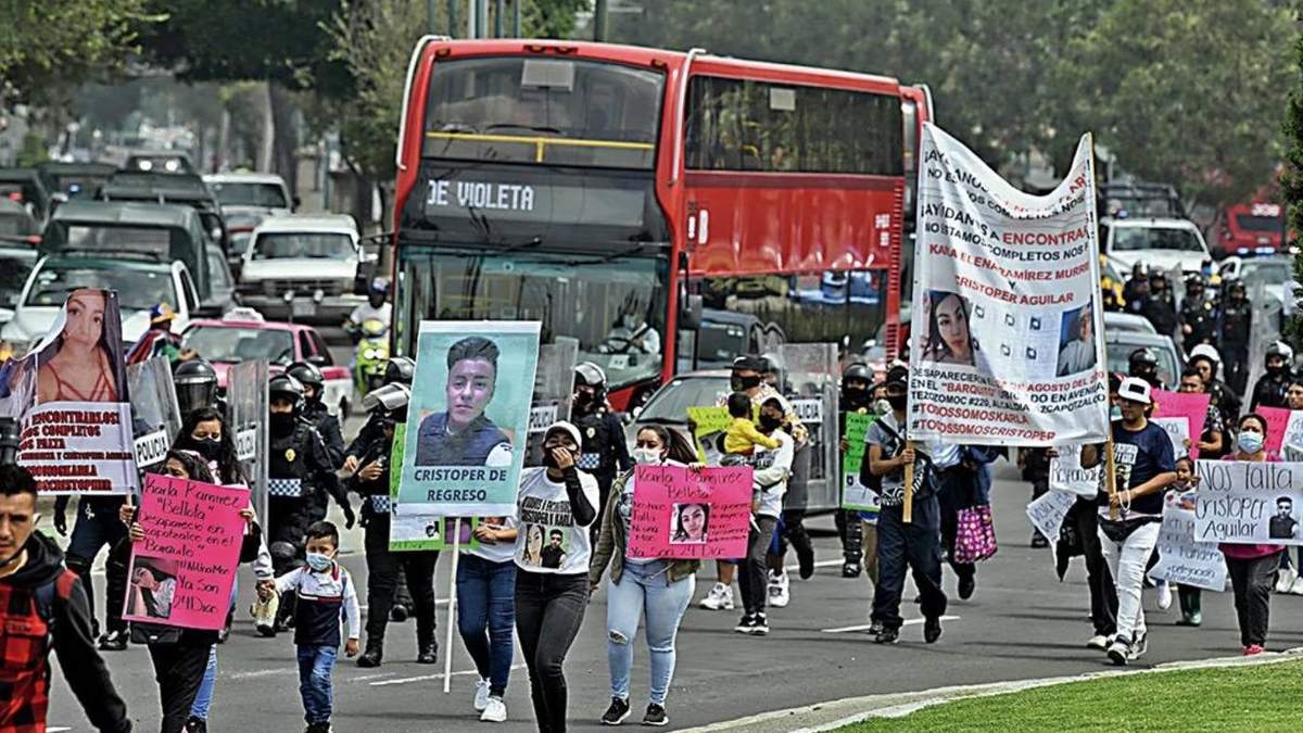 Familiares de desaparecidos. Sin recursos efectivos
