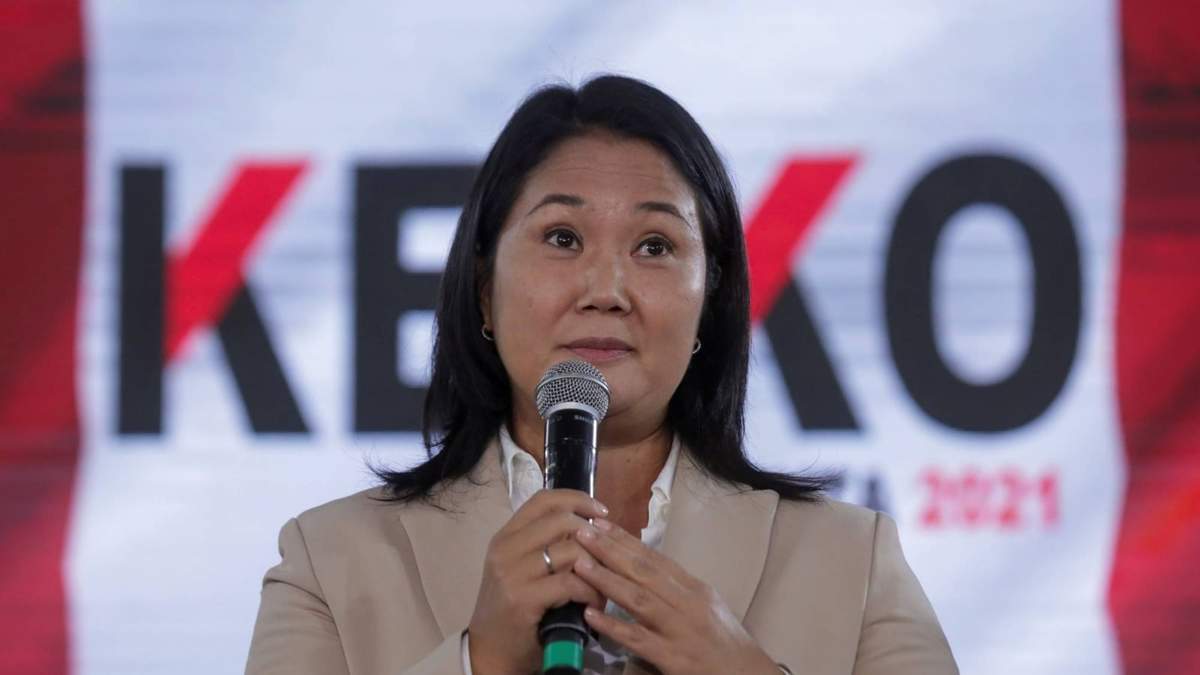 Keiko Fujimori, excandidata a presidenta de Perú. Fuente: (Twitter)