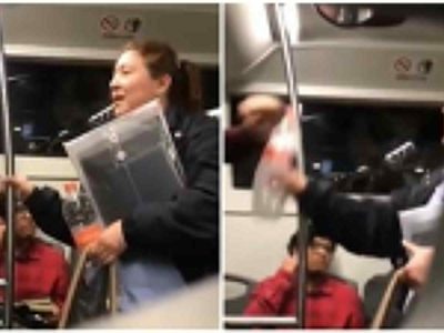 Lady Herpes: Mujer agrede a joven en transporte público por supuesto contagio (Video)