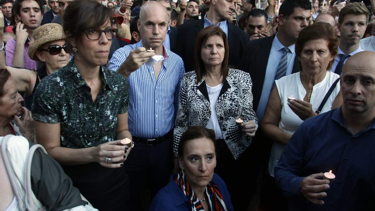 Laura Alonso, Horacio Rodríguez Larreta y Patricia Bullrich. Fuente: (Twitter)