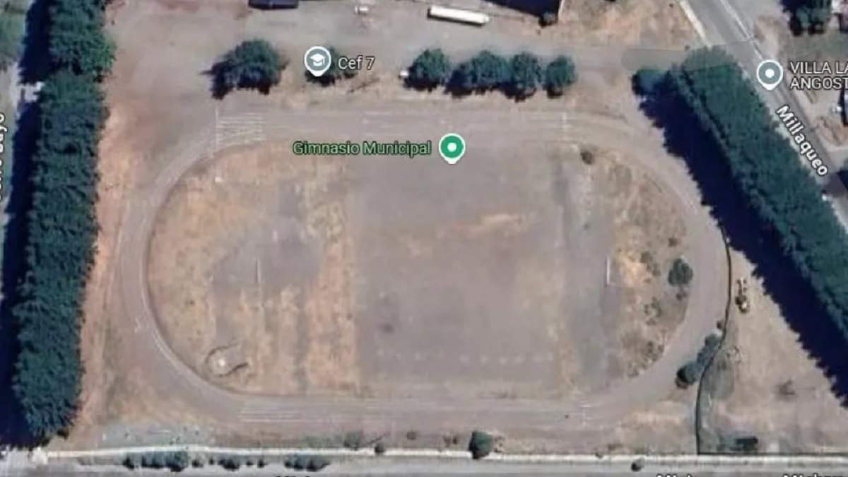 El predio del CEF 7 en medio de la polémica. El Deliberante aprobó cederlo a Provincia para la construcción de dos escuelas. Fuente (Diario Andino)