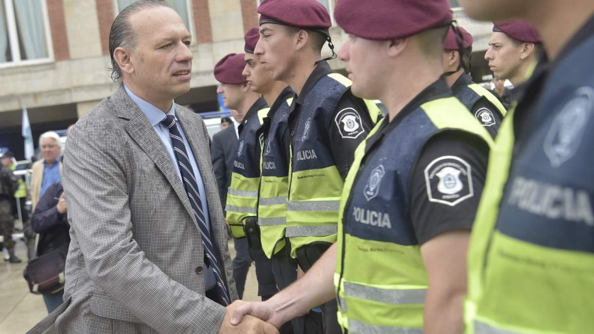 Sergio Berni, ministro de Seguridad de la Provincia de Buenos Aires. Fuente: (Twitter)