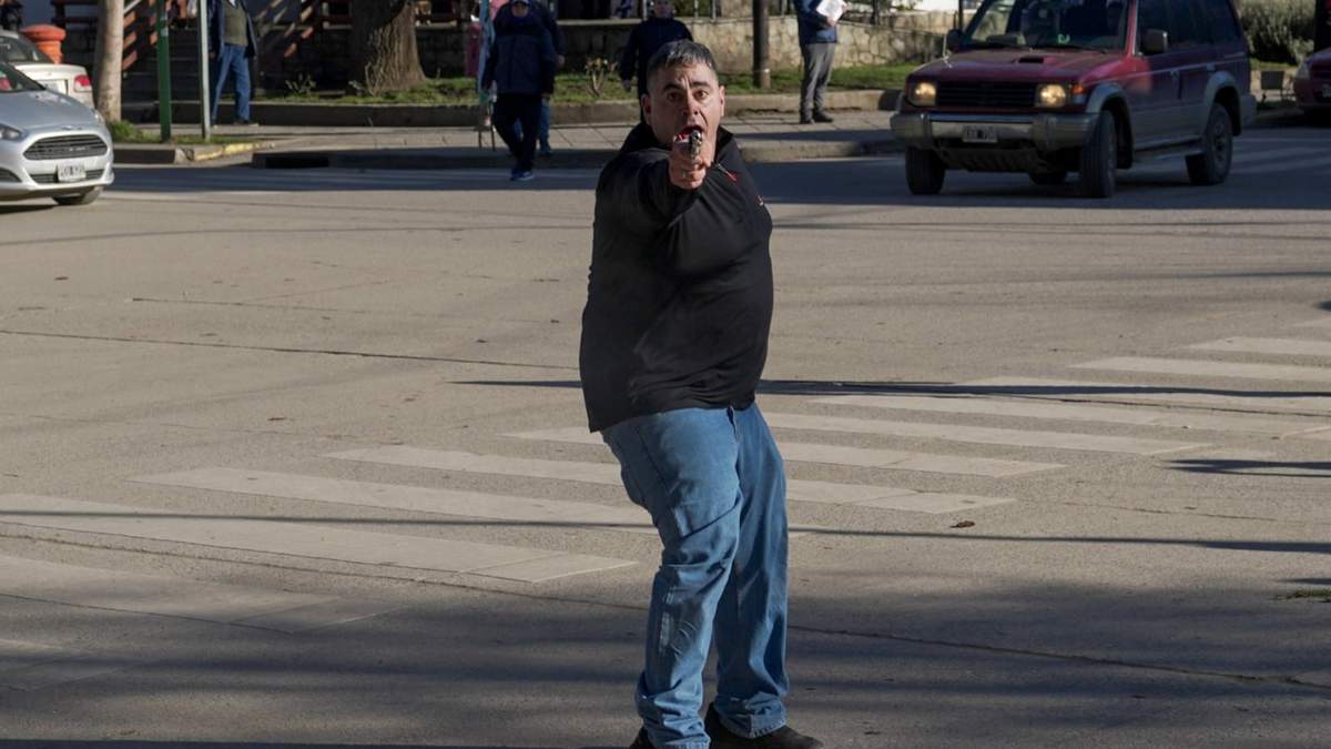 Pedro Jofré, exmiembro de ATE que produjo el ataque en San Martín de los Andes. Fuente: (Federico Soto)