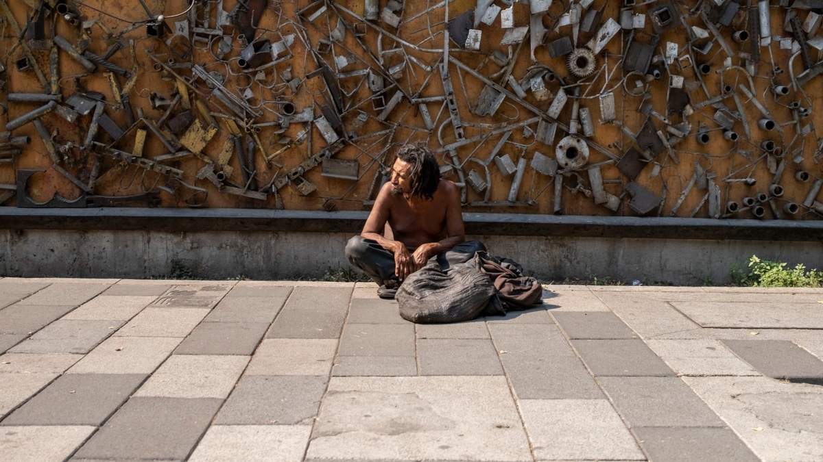 Una persona en situación de calle en la CDMX
