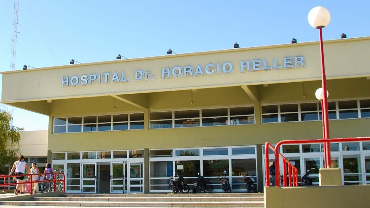 Ingreso al hospital Doctor Horacio Heller de Neuquén Capital. Fuente: (Twitter)