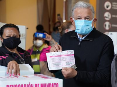TEPJF ratifica: Delgado y Morena hicieron promoción indebida de AMLO durante revocación de mandato