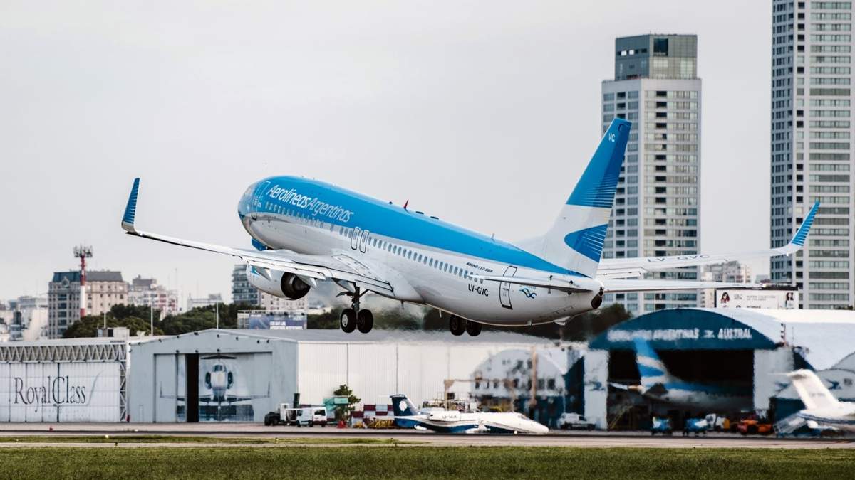 Aerolíneas Argentinas. Fuente: (Twitter)