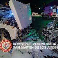 Fuerte choque con heridos en un sector sinuoso de San Martín de los Andes