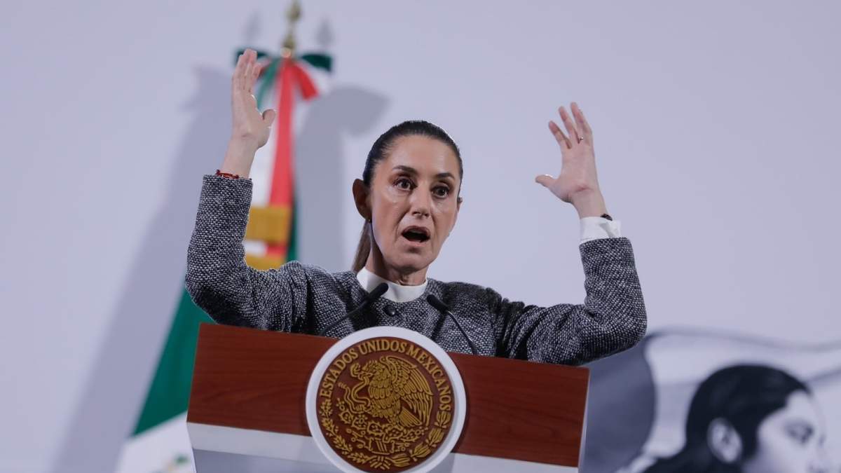 La presidenta Claudia Sheinbaum