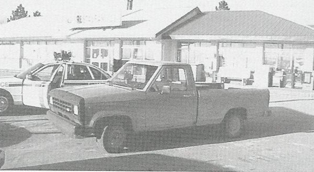 La Ford Ranger de Fyfe’s en el Husky Truckstop en Barrie, Ontario