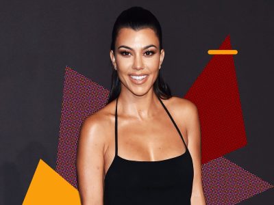 Kourtney Kardashian se lució como hermana mayor y le dio a Kim un alivio