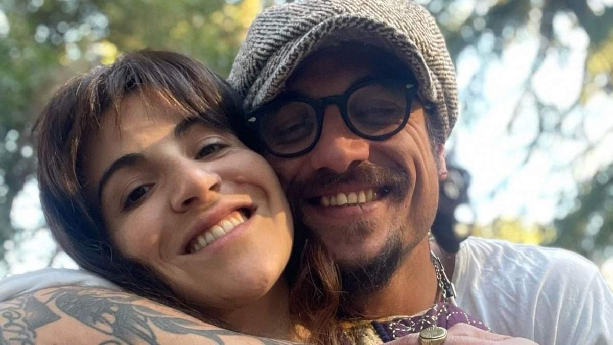 Gianinna Maradona y Daniel Osvaldo. Fuente: (Instagram)