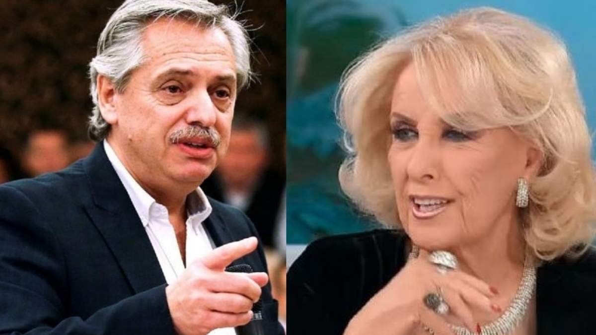 Alberto Fernández y Mirtha Legrand. Fuente: (Instagram)