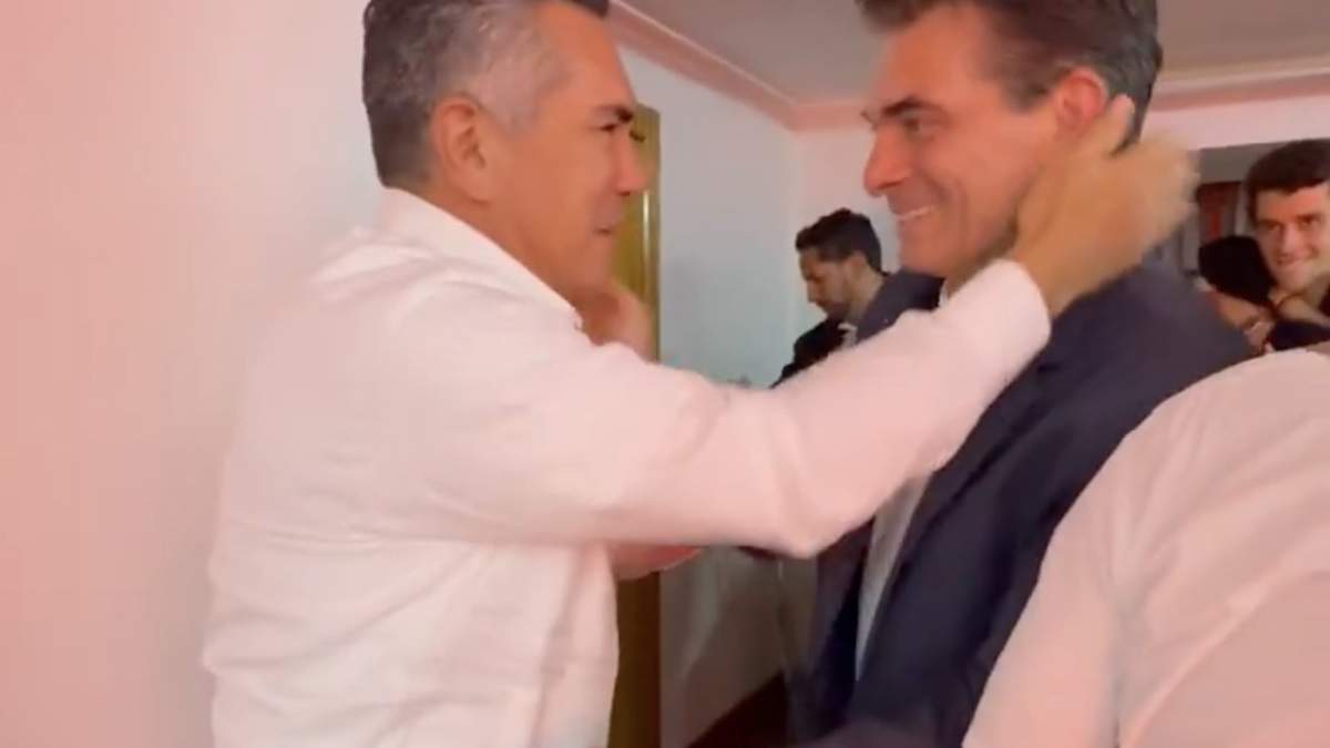 Alejandro Moreno felicita a Rodrigo Paz